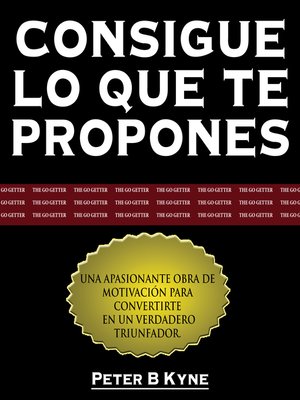 cover image of Consigue lo que te Propones